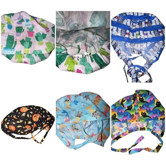 Bundle of 5 Scrub Hats – Fun, Whimsical Prints! ?‍⚕️
✨ main image 6